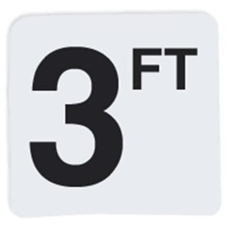 Inlays Inc Inlays V620030 6 in. Vinyl Stickon 3 ft. V620030